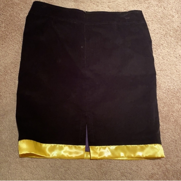NWT Germany Gregor Clemens lac et Mel skirt black yellow - Picture 3 of 5